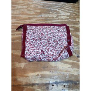 Red cosmetic bag